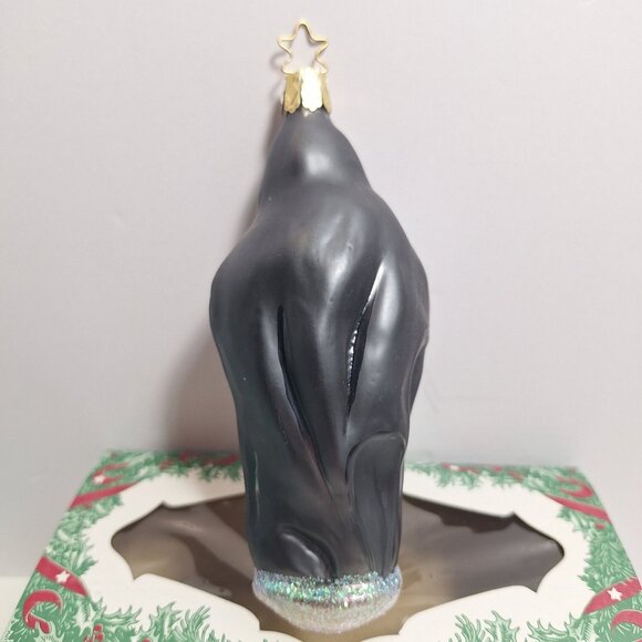 Ebenezer Scrooge Ghost Of Christmas Yet To Come Ornament Old World Blown Glass - Picture 3 of 16